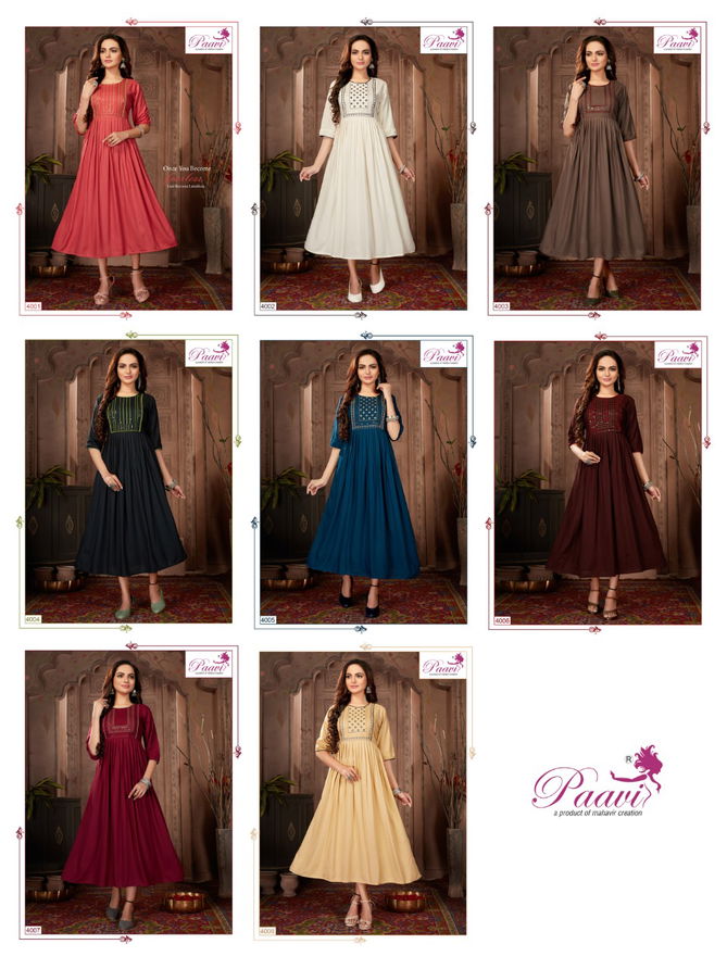 Paavi Falak 4 Ethnic Wear Wholesale Designer Kurtis